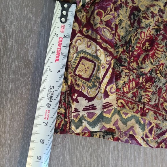 Vintage Miz California Women's Printed Shorts NWT Made in USA Large Mod Relate - Picture 3 of 9